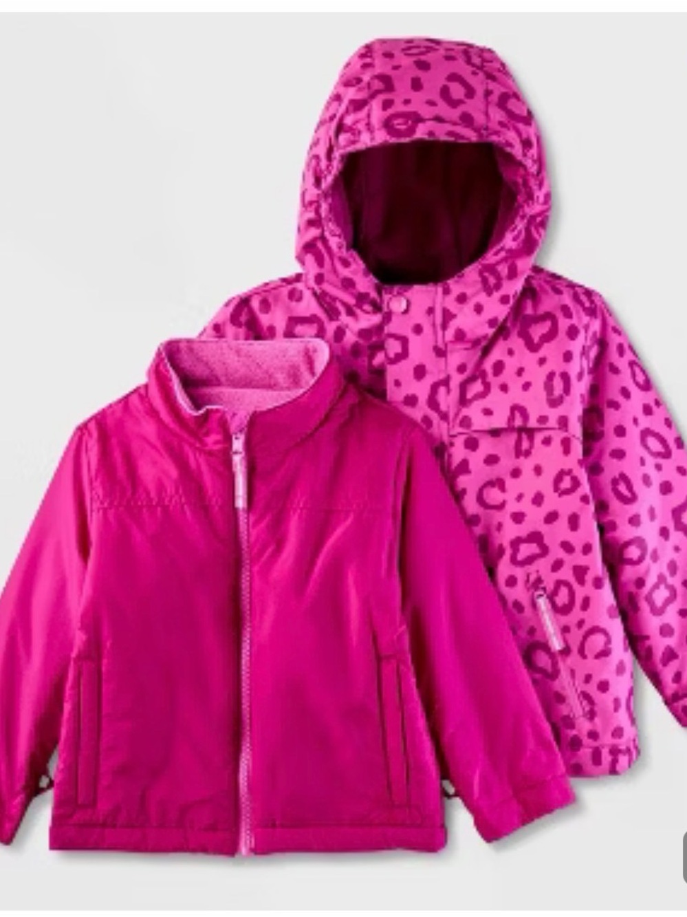 Toddler 3-in-1 Snowplay Jacket - Cat & Jack™ Magenta